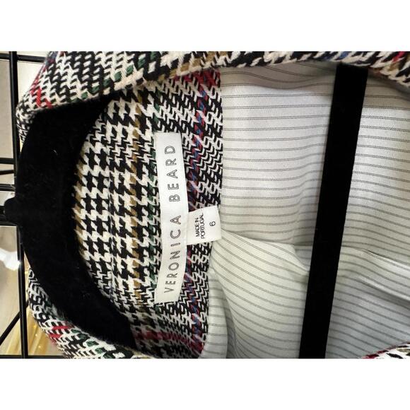 Veronica Beard Women's Double-Breasted Plaid Blazer Size 6 - Picture 2 of 3